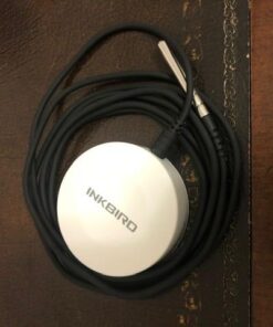 Inkbird Thermometer and Hygrometer Smart Sensor Data Logger with Waterproof External Probe Magnet Alert for Android and iOS Used for Food Storage Brewing Reptiles Instrument IBS-TH1. IBS-TH1+Probe. 49 51ECLE6YTDL