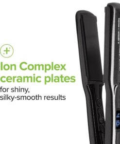 Paul Mitchell Pro Tools Express Ion Smooth+ Ceramic Flat Iron, Adjustable Heat Settings for Smoothing + Straightening 1.25" Black 18 51EIjTMW4PL