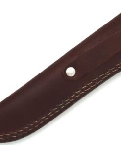 Wild Turkey Handmade Full Tang Real File Hunting Knife w/Leather Sheath Outdoors Hunting Camping Fishing Outdoors SM-20 15 51EKBALZKwL