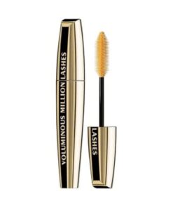L’Oreal Paris Makeup Voluminous Million Lashes Mascara, Volumizing Collagen Infused Eye Makeup, Amplifying Mascara Brush, Washable, Blackest Black, 0.3 Fl Oz., 1 Count 0.30 Fl Oz (Pack of 1) Washable Blackest Black 35 51EMY7esQWL