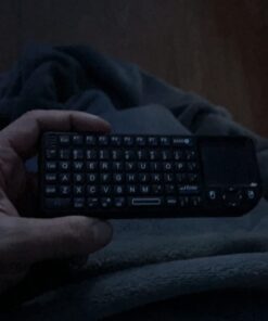 Rii 2.4G Mini Wireless Keyboard with Touchpad Mouse,Lightweight Portable Controller with USB Receiver Remote Control for Windows/ Mac/ Android/ PC/Tablets/ TV/Xbox/ PS3. X1-Black . 47 51EQS7KlIyL