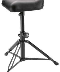 K&M 14055 Drummer's Black Faux Leather Drum Throne (14055.000.55)