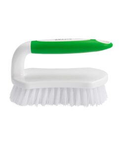 Amazer Scrub Brush Comfort Grip & Flexible Stiff Bristles Heavy Duty for Bathroom Shower Sink Carpet Floor - Pack of 2 (Green+Green) Green+green 9 51EUF5B902L