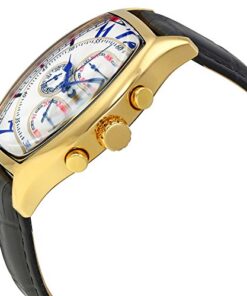 Invicta Men's 14330 Specialty Tonneau Watch with 3 Textured Leather Strap Set 31 51EcPFXo AL