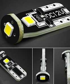 JDM ASTAR 10pcs Super Bright 194 168 175 2825 T10 PX Chipsets White LED Bulbs 36 51EdHHJfrWL