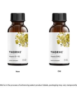 Thorne Vitamin D + K2 Liquid with a metered Dispenser - Vitamins D3 and K2 to Support Healthy Bones and Muscles* - 1 Fl Oz (30 ml) - 600 Servings 12 51EdTOlL3PL