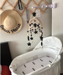 J.L. Childress Crib Mobile Attachment Clamp 18 Inch, Easy Attachment with Rubber Padding, Fits Traditional and Convertible Cribs, White 34 51Eh5gO UeL