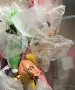 Greenco Mini Containers with Lids 20 Pack, 2 oz Containers with Lids - Small Plastic Storage Condiment Containers with Lids - Baby Food Containers, Snacks, Sauces, Candy - Freezer & Dishwasher Safe Square 45 51EiUXuE20L