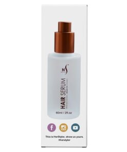 HerStyler Hair Repair Serum - Argan Oil, Vitamin E and Aloe Vera Hair Serum for Frizz Control, Shine and Straightening - Coz Love is in the Hair - 2 Fl. Oz., 60 Ml 2 Fl Oz (Pack of 1) 30 51EkURC3eRL