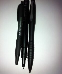 COLUMBIA RIVER KNIFE & TOOL Williams Tactical Pen: Low Profile, EDC Self Defense Survival Pen Made of Black Anodized Aluminum with Pressurized Ink Cartridge and Pocket Clip TPENWK 46 51EmSMSKM7L