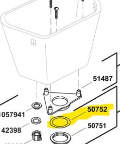 Kohler Part 85406 2" Toilet Flush Valve Kit, Single, Colors May Vary 9 51EnYDr3eIL
