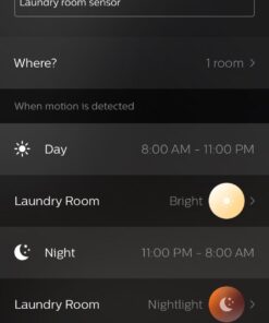 Philips Hue Smart Motion Sensor (Installation-Free Exclusive for Philips Hue Lights), White, Model:473389 33 51Er66vDKL