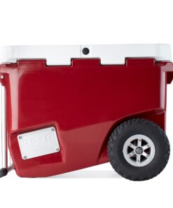 RovR RollR 60 Rolling Cooler - The Perfect Ice Chest with Wheels and Handle for Outdoor Adventures and On-The-Go Refreshments Chili Pepper 9 51Er6eZWZSL