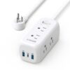 Anker USB C Power Strip Surge Protector(300J), Power Strip, 6 Outlets, 20W Power Delivery, 3-Side Outlet Extender, 5ft Extension Cord, TUV Listed, Ideal for Desk use, Compact for Small Spaces White 68 51Et5GcmAL