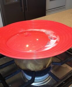 1 X Boil Over Safeguard - Silicone Lid Stops Pots and Pans from Messy Spillovers 42 51Eu1P3 M1L