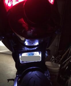 RUPSE 2pcs License Plate Light,12V Waterproof LED Bulb,License Tag Screw Bolt Lamp for Car Motorcycle Truck RV ATV Bike (White) White 50 51EvW60YdtL