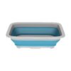 Wakeman Outdoors Collapsible Multiuse Wash Bin- Portable Wash Basin/Dish Tub/Ice Bucket with 10 L Capacity for Camping, Tailgating, More Blue 1 Pack Outdoor 16 51F0kz6QkyL