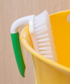 Amazer Scrub Brush Comfort Grip & Flexible Stiff Bristles Heavy Duty for Bathroom Shower Sink Carpet Floor - Pack of 2 (Green+Green) Green+green 12 51FDuBTzE7L