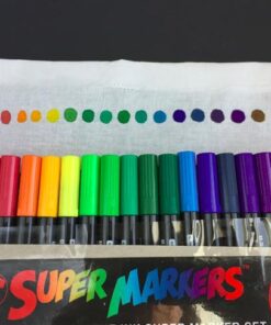 US Art Supply Super Markers 20 Color Premium Fabric & T-Shirt Marker Set with Our Unique Fine tip Bullet Point Tip 27 51FGKWarm0L