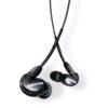 Shure SE215 PRO Wired Earbuds - Professional Sound Isolating Earphones, Clear Sound & Deep Bass, Single Dynamic MicroDriver, Secure Fit In Ear Monitor, plus Carrying Case & Fit Kit - Black (SE215-K) 3.5mm Cable 54 51FGKkqGyL