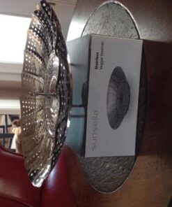 Sunsella Vegetable Steamer - 5.3" to 9.3" - 100% Stainless Steel 44 51FLlspKZ0L