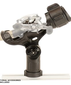 YakAttack Omega Fishing Rod Holder with Track Mounted LockNLoad Mounting System, Pro and Standard Edition - Multiple Colors | Kayak Fishing Accessories Without Mount Track 23 51FMaxtT21L