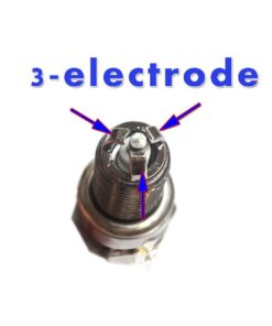 WOOSTAR A7TC Spark Plug 3 Electrode Replacement for 50cc 70cc 90cc 110cc 125cc Scooter Dirt Pocket Bike ATV Moped Quad Pack of 2 10 51FOZV5qgcL