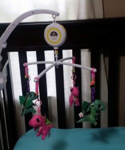 J.L. Childress Crib Mobile Attachment Clamp 18 Inch, Easy Attachment with Rubber Padding, Fits Traditional and Convertible Cribs, White 32 51FQ S8J0L