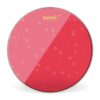 Evans Hydraulic Drum Heads - BD22HR - Bass Drum Head with Layer of Oil - Supresses Unwanted Overtones - Ideal for Rock & Gospel - Red, 22 Inch