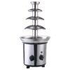 4 Tiers Commercial Stainless Steel Hot New Luxury Chocolate Fondue Fountain - Quickly And Directly Melt Chocolate, Adjustable Stanza Temperature, Heat Stability - Easy To Clean And Easy To Set Up 54 51Feigtz17L