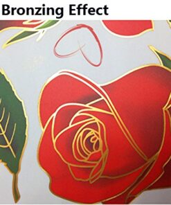 ufengke Red Rose Removable Wall Stickers Murals for Living Room/Bedroom (Rose, No. 1) 20 51FevHlVL