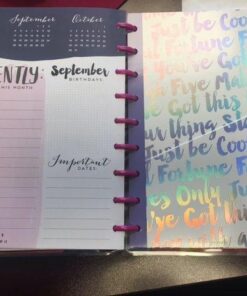 me & my BIG ideas Create 365 The Happy Planner, Hello Life, Jul 2016 - Dec 2017 37 51FgZAFE5qL