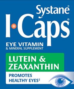 Systane ICaps Eye Vitamin & Mineral Supplement, Lutein & Zeaxanthin Formula, 120 Coated Tablets 18 51FixAbBlNL