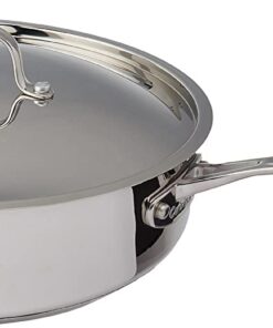 Alternative view of Cuisinart Stainless Steel, 5.5 Quart Sauté Pan w/ Cover, Helper Handle, Chef's Classic, 733-30H