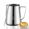 Milk Frothing Pitcher - Milk Frother Pitcher 、Milk Pitcher 、Milk Steaming Pitcher 、Espresso Milk Frothing Pitcher. Stainless Steel Milk Frothing Pitcher With Latt Art Pen(30oz) Milk cups-30oz 16 51FpLyTm5VS