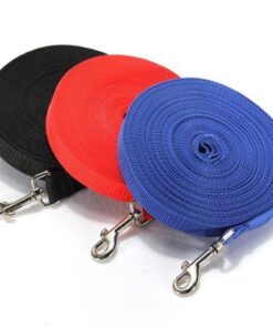 Extra Long Pet Dog Training Leash - 30Ft/40FT/50FT/66FT Dog Obedience Recall Leash Basic Lead Backyard Play Pull Back Rope for Medium and Large Dogs Heavy Duty Nylon Leash 40Ft/12m Black 5 51Fql99s3qL