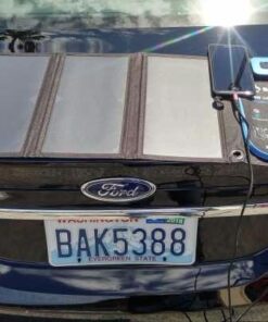 Solar Panels Charger with Digital Ammeter, BigBlue 28W SunPower Camping Solar Panel, Dual USB(5V/4A Overall), IPX4 Waterproof, Compatible with iPhone 13/11/Xs/X/8/7, iPad, Samsung Galaxy, Google Pixel Blue 61 51Ft0FrlgDL