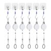 KIWI design VR Cable Management for Meta Quest 3/2/1, Ceiling Pulley System for HTC Vive/Vive Pro/Rift/Rift S/Link Cable for Quest/Valve Index VR Accessories (White, 6 Pack) White 5 51FtUEZ6xOL