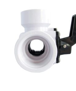 Alternative view of Fibropool Swimming Pool Diverter Valve - 1 1/2 Inch Female Threaded - 3 Way - Replacement Valve for Pools and Spas