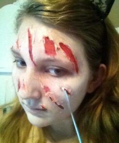 KANGAROO Liquid Latex Makeup - Face and Body SFX Makeup, Halloween Makeup, Zombie Makeup, Fake Scar, Fake Wound, Fake Injury Makeup Movie Special Effects,16 Oz Pint Professional Grade 37 51G0bFnSJWL