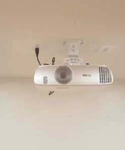 QualGear PRB-717-Wht Ceiling Mount Projector Accessory White Mount 50 51G274YGWfL
