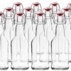 CASE OF 12 - 16 oz. EZ Cap Beer Bottles - CLEAR 8 51G9sqQ3vL