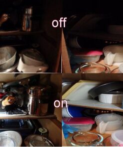 Kuled 10-led Wireless Motion Sensing Stick-on Anywhere Step LED Light Bar with Magnetic Strip, Pure White, 3-Pack 37 51GB2oJrmkL