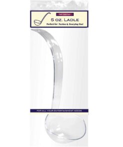 Party Essentials N512 Hard Plastic 5-Ounce Punch Bowl/Serving Ladle, 1-Count, Clear 1 Count (Pack of 1) 10 51GD3B91UeL