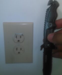 TAC Force TF-711 Series Assisted Opening Folding Knife, Half-Serrated Blade, Black Handle, 5-Inch Closed 16 51GIqHGxAdL