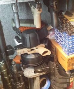 E-ONSALE AmeriGun Club Easy Use Gun Hanger Pack of 4 Original Handgun Hangers 1.00" x 4.00" x 11.80" Black 24 51GKDD6jxqL