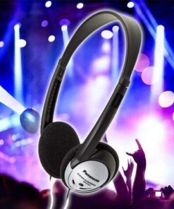 Panasonic Headphones, On-Ear Lightweight Earphones with XBS for Extra Bass and Clear, Natural Sound, 3.5mm Jack for Phones and Laptops, Work from Home - RP-HT21 (Black & Silver), 36 x 6.7 x 0.5 inches On Ear - No Mic 31 51GNPi39uL