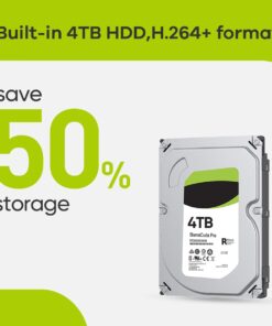 16 Channel Security CCTV DVR with 4TB Hard Drive, SANNCE 1080p Lite 5-in-1 Hybrid Video Recorder for 2MP TVI AHD CVI CVBS Analog IP Security Cameras, Motion Alerts, Remote Access, 24/7 Recording Black 16 51GTdLN0mTL