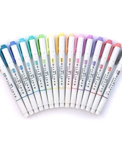 Zebra Pen Mildliner Double Ended Highlighter Set, Broad and Fine Point Tips, Assorted Ink Colors, 15-Pack 39 51GUlEQDSoL