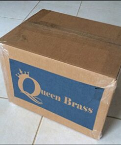 Queen Brass Trombone Bb Pitch Finish Brass Made W/Case+Mp Gold 5 51GUullfcSL 1